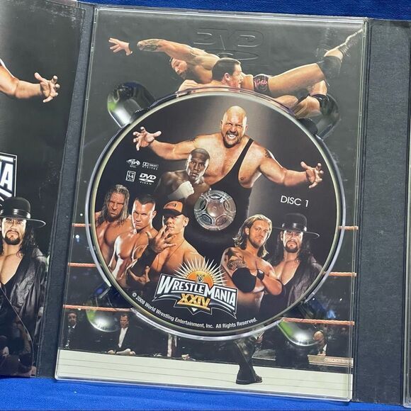WWE WRESTLEMANIA  XXIV DVD set - Picture 4 of 7